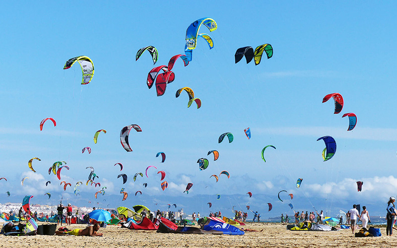 What Outdoor activities to try in Spain? Kitesurfing in Tarifa
